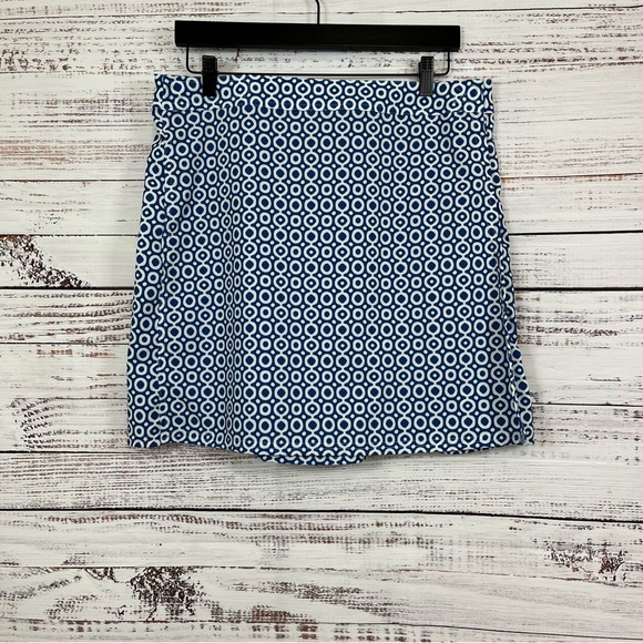 Rip Hawaii Blue Geometric Print Wrap Skirt - Picture 1 of 12
